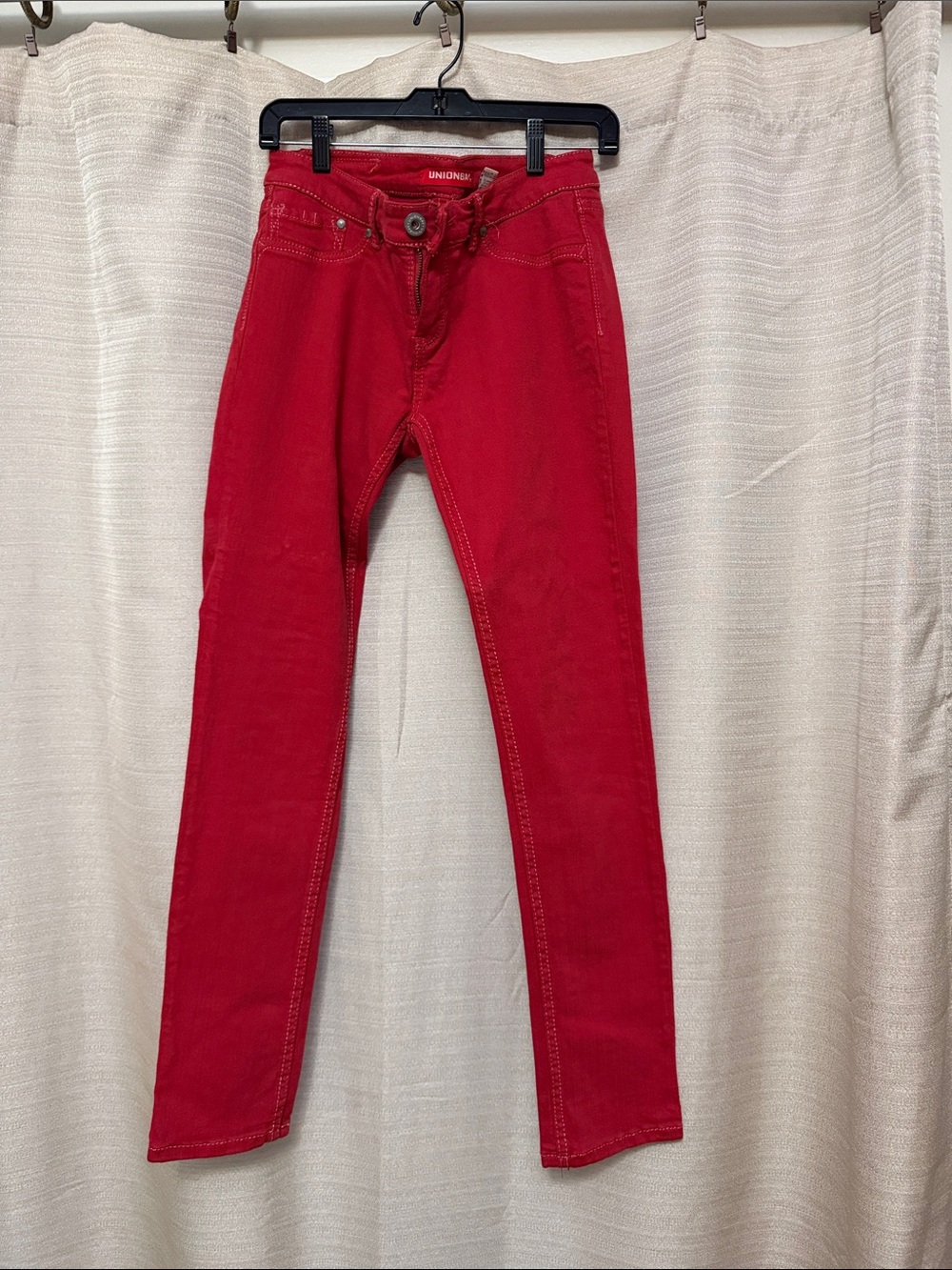 UNIONBAY Red Skinny Men's Jeans